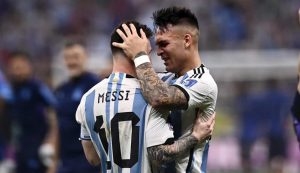 Lautaro Martinez e Leo Messi - Foto Lapresse - Interdipendenza.net