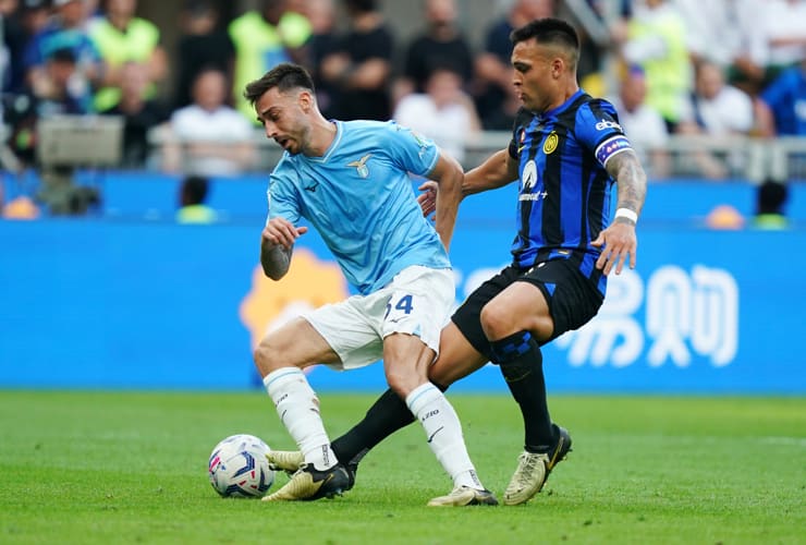 Lautaro Martinez in campo con la maglia dell'Inter - Foto Lapresse - Interdipendenza.net