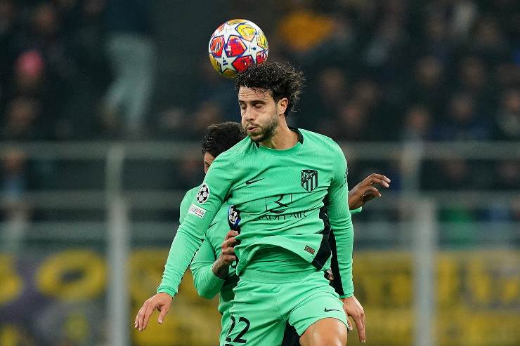 Hermoso in campo con la maglia dell'Atletico Madrid - foto LaPresse - Interdipendenza.com