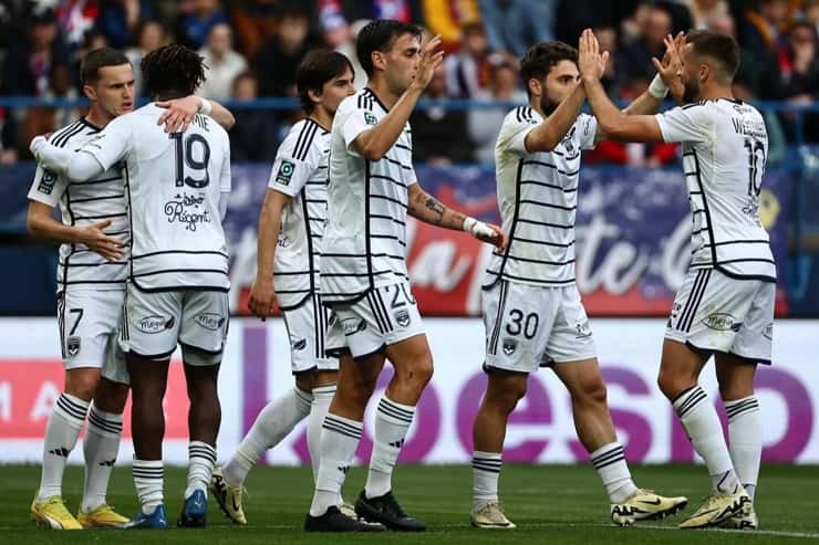 Il Bordeaux in una partita dello scorso campionato - Foto dal profilo Instagram del club - Interdipendenza.net