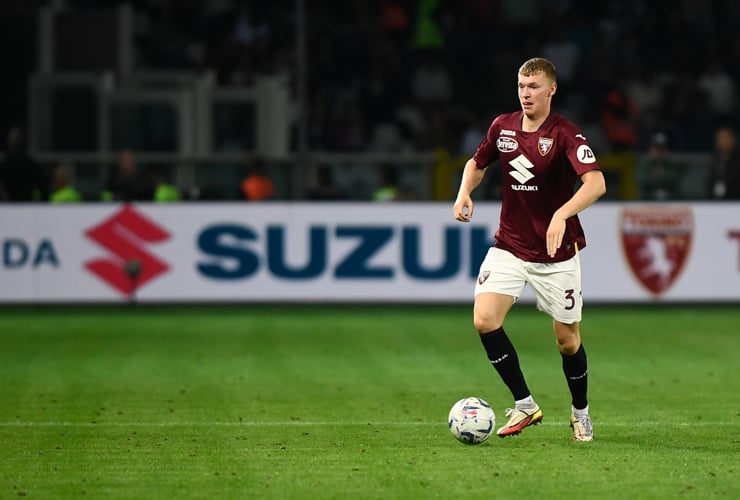 Schuurs in campo con la maglia del Torino - Foto Lapresse - Interdipendenza.net