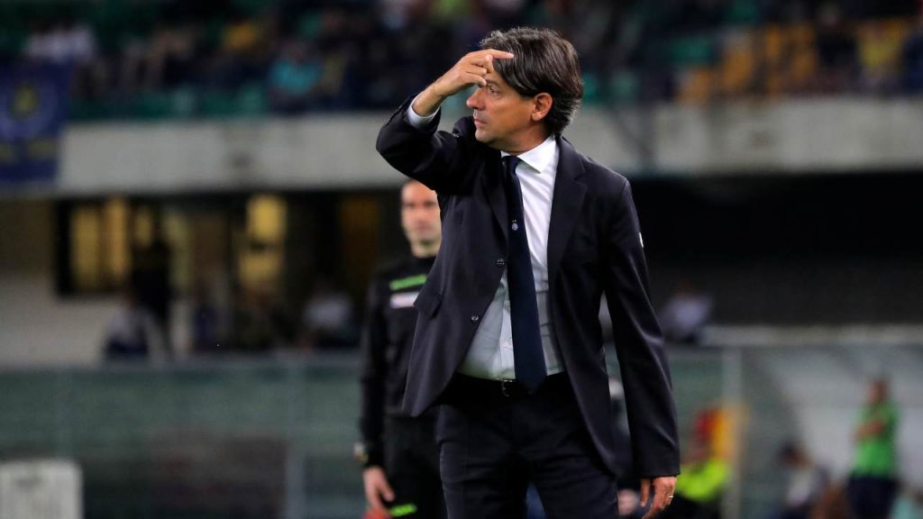 Inzaghi abbraccia il vice Bisseck