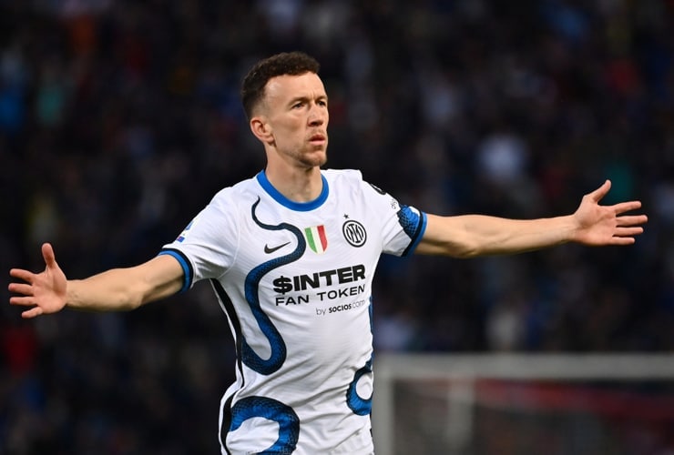 Ivan Perisic in campo con la maglia dell'Inter - Foto Lapresse - Interdipendenza.net