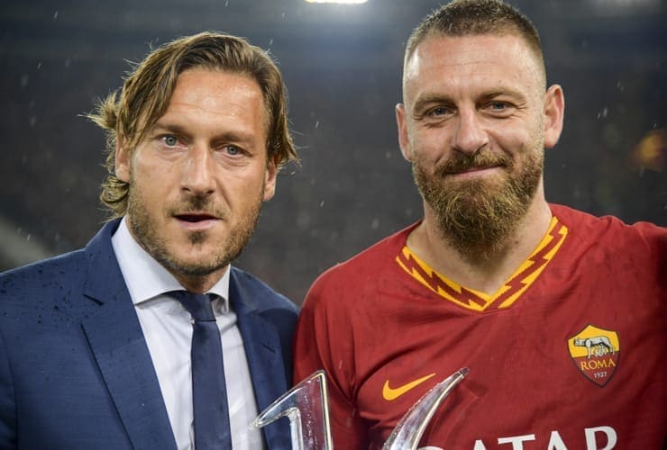 Francesco Totti e Daniele De Rossi - Foto Lapresse - Interdipendenza.net