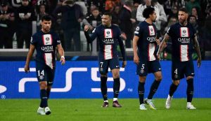 Il Psg festeggia una rete - Lapresse - Interdipendenza.net