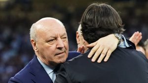 Beppe Marotta e mister Inzaghi - Foto Lapresse - Interdipendenza.net