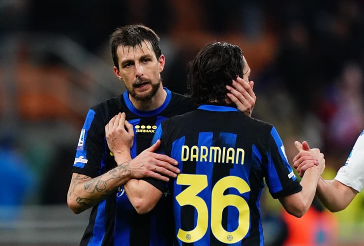 Francesco Acerbi e Mattia Darmian - Foto Lapresse - Interdipendenza.net