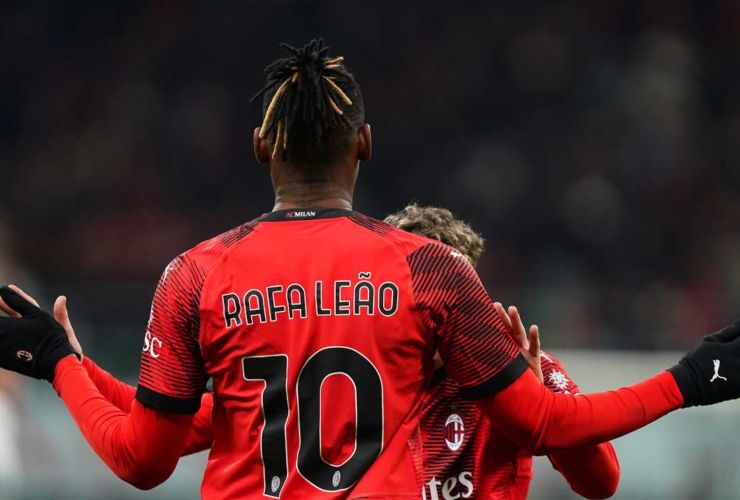 Rafael Leao in campo con la maglia del Milan in campionato - foto LaPresse JMania.it - Interdipendenza.net