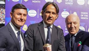 Zanetti, Inzaghi e Marotta - Foto Lapresse - Interdipendenza.net