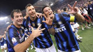 Dejan Stankovic, Marco Materazzi e Javier Zanetti - Foto Lapresse - Interdipendenza.net