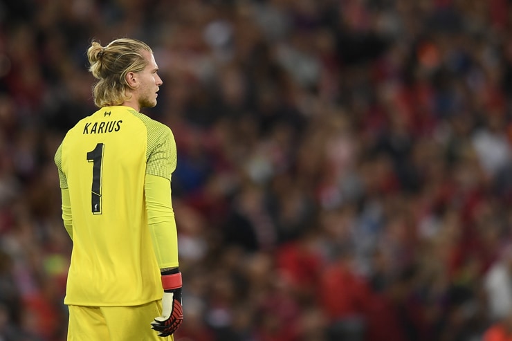 Karius con la maglia del Liverpool - Foto Lapresse - Interdipendenza.net