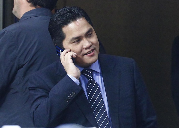 L'ex presidente dell'Inter Thohir - Foto Lapresse - Interdipendenza.net