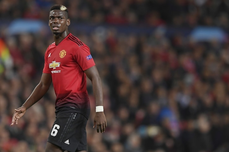 Paul Pogba in campo con la maglia del Manchester United - Foto Lapresse - Interdipendenza.net