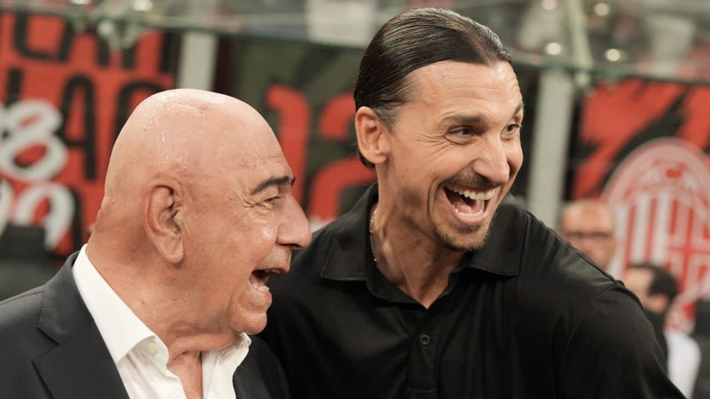 Adriano Galliani e Zlatan Ibrahimovic - Foto Lapresse - Interdipendenza.net