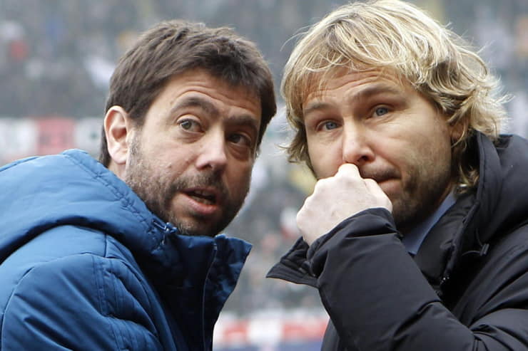 Andrea Agnelli e Pavel Nedved - Foto Lapresse - Interdipendenza.net