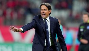 Simone Inzaghi a bordo campo - Foto Lapresse - Interdipendenza.net