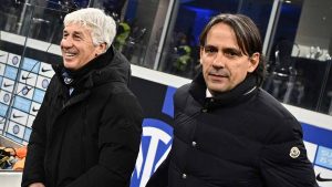 Gian Piero Gasperini e Simone Inzaghi - Foto Lapresse - Interdipendenza.net