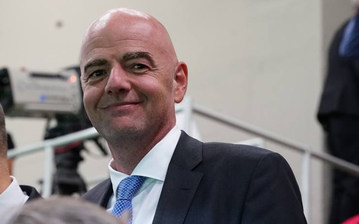 Il presidente della Fifa Gianni Infantino - Foto Lapresse - Interdipendenza.net