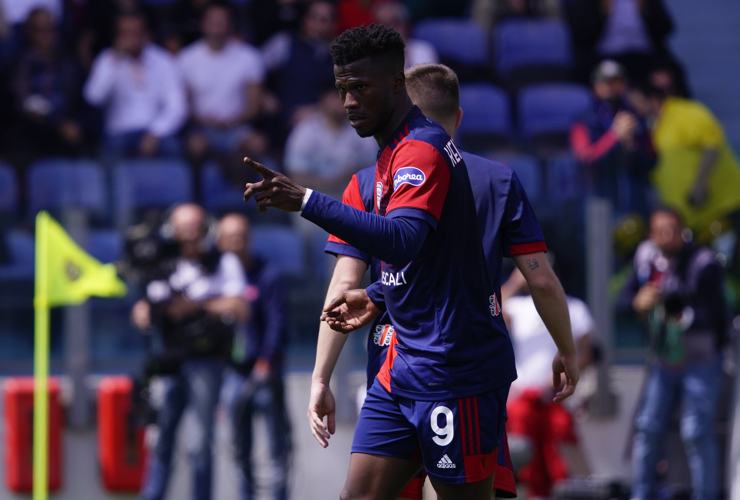 Keita Balde in campo con la maglia del Cagliari - Foto Lapresse - Interdipendenza.net