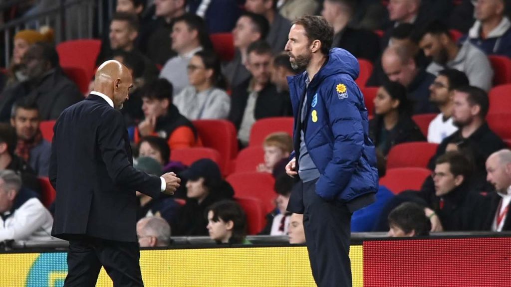 Luciano Spalletti e Gareth Southgate - Foto Lapresse - Interdipendenza.net