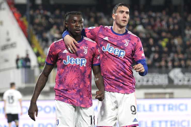 Moise Kean e Dusan Vlahovic - Foto Lapresse - Interdipendenza.net