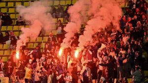 Tifosi in uno stadio dell'Arabia Saudita - Foto Lapresse - Interdipendenza.net