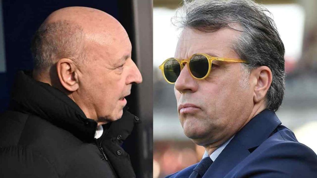 Beppe Marotta e Cristiano Giuntoli - Foto Lapresse - Interdipendenza.net